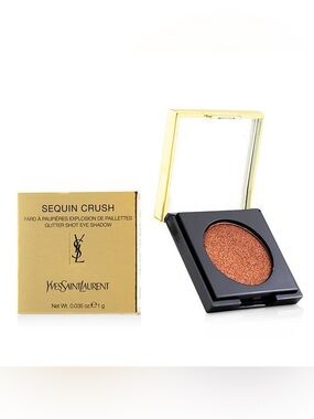 YSL Sequin Crush Glitter Shot Eye Shadow - 6 Confident Nude - NEW IN BOX
